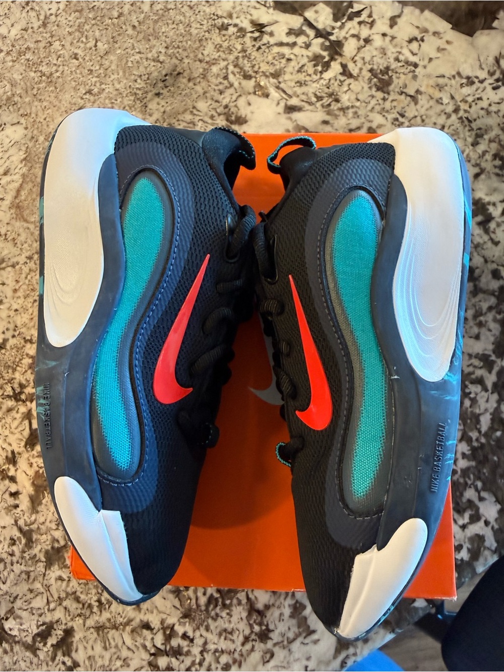 NWT Nike Kids Isofly in Black Dusty Cactus Bright Crimson